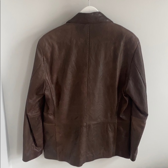 Marc New York Andrew Marc Leather Blazer - Picture 5 of 7